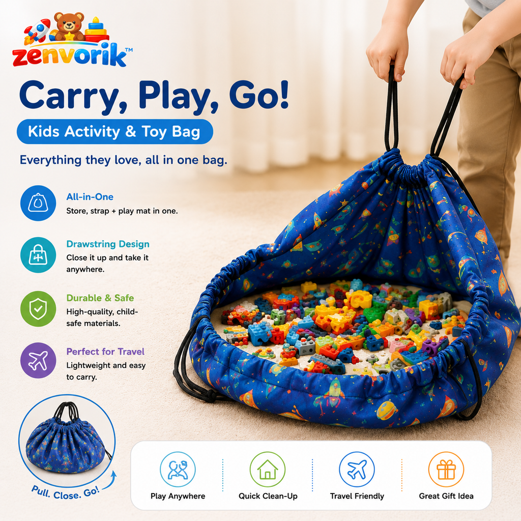 Zenvorik™ Grab-N-Play Adventure Bag