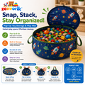 Zenvorik™ SnapSphere Play & Store Bin